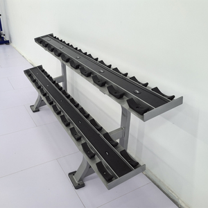 Support d'haltères à <span class=keywords><strong>deux</strong></span> niveaux, durable et stable, sans entretien, prix de gros pour centres de fitness et studios de cross-training - Product Image 3