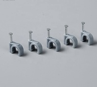 Vente en gros de haute qualité en plastique Portable Clip Cable Wire Holder Stainless Clou Cable Organizer