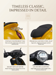 <span class=keywords><strong>Scooter</strong></span> à essence 150CC certifié EEC EURO 5, 4 temps, refroidissement par air, avec frein à disque CBS, directement de l'usine - Product Image 2