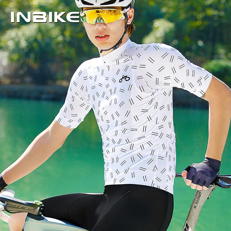 INBIKE ODM Pro Team Custom Bike Jerseys Cartoon Sublimation Transfer Printing Bicycle Shirts Ropa Ciclismo Mens Cycling Jersey