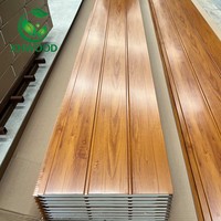 Vente flash : panneaux muraux sandwich en composite d'aluminium et de polyuréthane PU décoratifs de 16 mm/20 mm pour bardage extérieur de bâtiments