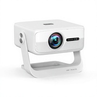 Mini projecteur vidéo 4K pour home cinéma avec autofocus, courte focale et correction automatique de la distorsion trapézoïdale