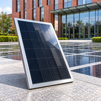 Dalles solaires photovoltaïques PERC polycristallines directes usine, conception personnalisée BIPV, production d'énergie renouvelable, revêtement de sol commercial extérieur