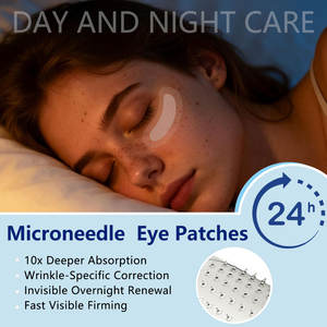 Una Caja Contiene 3 Mascarillas Oculares de Ácido Hialurónico Microcristalino, Parches de Mascarilla Ocular con Microagujas Hidrocoloides, Mascarillas Oculares Hidratantes - Product Image 6