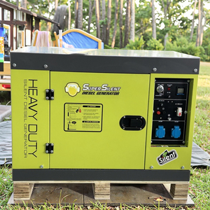 เครื่องกำเนิดไฟฟ้าดีเซลแบบเงียบพิเศษ 5kva-15kva ไดนาโมทองแดงแท้ 100% 110V-380V สตาร์ทอัตโนมัติ ATS สำหรับใช้ในบ้านและตั้งแคมป์ - Product Image 2