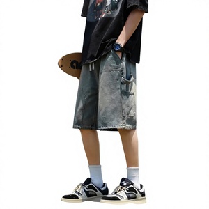 Nuevos Shorts de Mezclilla Transpirables Lavados Personalizados, Shorts Premium Lavados al por Mayor, Diseño Elegante de Algodón, Jeans para Hombre - Product Image 6