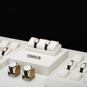 Custom <b>Watch</b> display rack set microfiber <b>watch</b> display <b>watch</b> counter display window display photography props - Product Image 1
