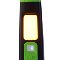 Ventilateur solaire portable 15W avec batterie 14400mAh, 12 vitesses, télécommande, rechargeable, avec lumière nocturne et sortie USB
