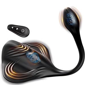 Nuovo Massaggiatore Prostatico Vibrodinamico a Forma di Pesce Diavolo, Stimolatore Emotivo, Plug Anale in Silicone 100% Impermeabile 400G per Adulti - Product Image 1