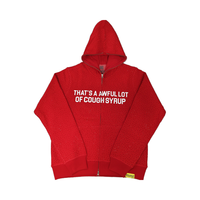 Sweat-shirts à capuche pour hommes, très demandés, avec impression de texte 'THAT'S a AWFUL LOT of COUGH SYRUP', en coton épais de qualité supérieure, coupe ample