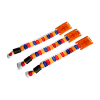 Estoque Disponível Poliéster Laser Sequence Code Hotel Lock System Active Club RFID Sublimação Pulseira Soft PVC Tag