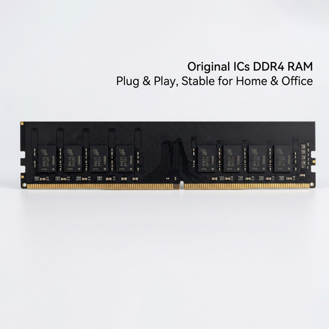 Plug and Play DDR4 3200MHz Desktop RAM 8GB 16GB Original ICs for Stable Office & Home Use