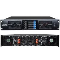 Amplificador de Potencia Profesional AT800 4x800W Clase AB de 4 Canales para Escenarios, Exteriores, Discotecas, Clubes, Sistemas de PA, Altavoces