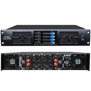 Amplificador de Potencia Profesional AT800 4x800W Clase AB de 4 Canales para Escenarios, Exteriores, Discotecas, Clubes, Sistemas de PA, Altavoces - Product Image 1