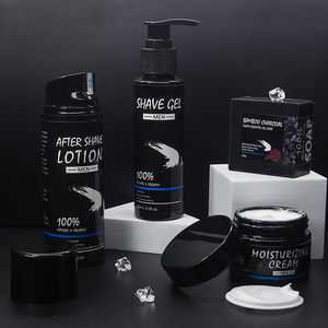 Set de Cuidado Personal Vegano de Marca Propia con Carbón de Bambú Herbal para Hombre, con Jabón de Afeitar, Gel, Loción Humectante, Vitamina C, Cuidado Diario de la Piel - Product Image 1