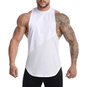 Camiseta Deportiva Personalizada con Logotipo de Marca para Hombre, 100% Algodón, para Gimnasio, Running, Estilo Stringer - Product Image 5