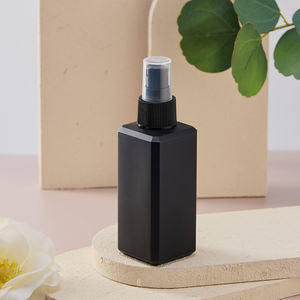 ขวดสเปรย์พลาสติก PET ใสคุณภาพ<span class=keywords><strong>ดี</strong></span>สำหรับบรรจุแอลกอฮอล์ ขนาด 100 มล. 120 มล. พร้อมหัวฉีดพ่นละอองละเอียดขนาด 24-410 - Product Image 1