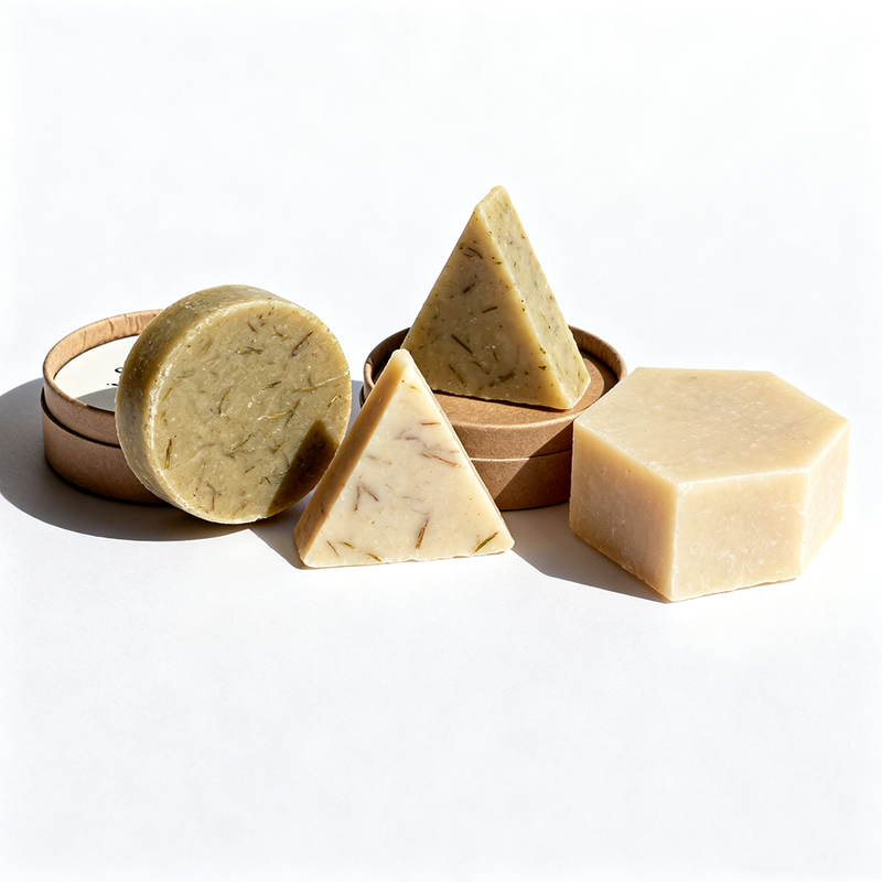 Natural Handmade Soap Bars with Herbal