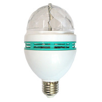 Petite boule magique KTV, lumière rotative RGB colorée, IP65, ambiance cristalline, lumières de scène disco, projecteur de ciel étoilé universel