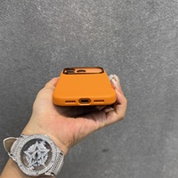 Étui magnétique en cuir PU+PC avec aimants intégrés, coque arrière rigide antichoc pour iPhone 17 Pro Max, anti-rayures