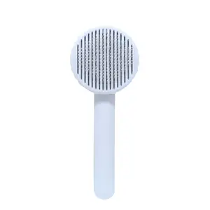 2024 new popular plastic fashion pet hair brush multifunctional pet deshedding massage comb dog slicker brush