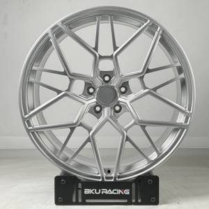 Bku ล้อแม็กปลอมแปลง5x112ล้อ20 21 22 24นิ้วล้อแข่งอัลลอยสีดำแบบกำหนดเองสำหรับ Mercedes X166 X167 GLS W166 W167 - Product Image 6