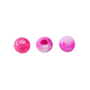Acrylic Round <b>Beads</b> Large Hole Loose <b>Beads</b> For DIY Jewelry Making Bracelets Necklaces Craft Supplies Small Size - Product Image 5