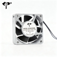 Ventilateur axial de refroidissement haute puissance 6025 AC 110-220V EC 60*60*25mm avec manchon en aluminium/roulement à billes, faible bruit, haut débit d'air