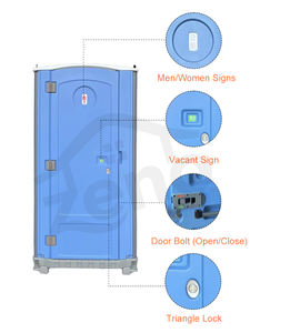 ZENO WC Portatile, Toilette Mobile, Bagno Portatile per Esterni con Serbatoio Fognario - Product Image 3