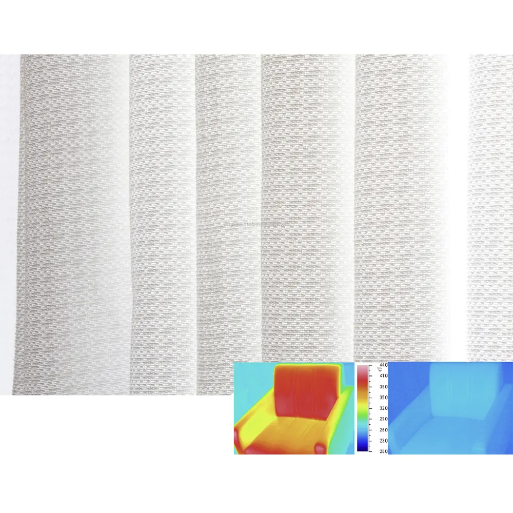 Baku Kain Cotton Eco Shower Tirai Warna Putih untuk Jendela AC