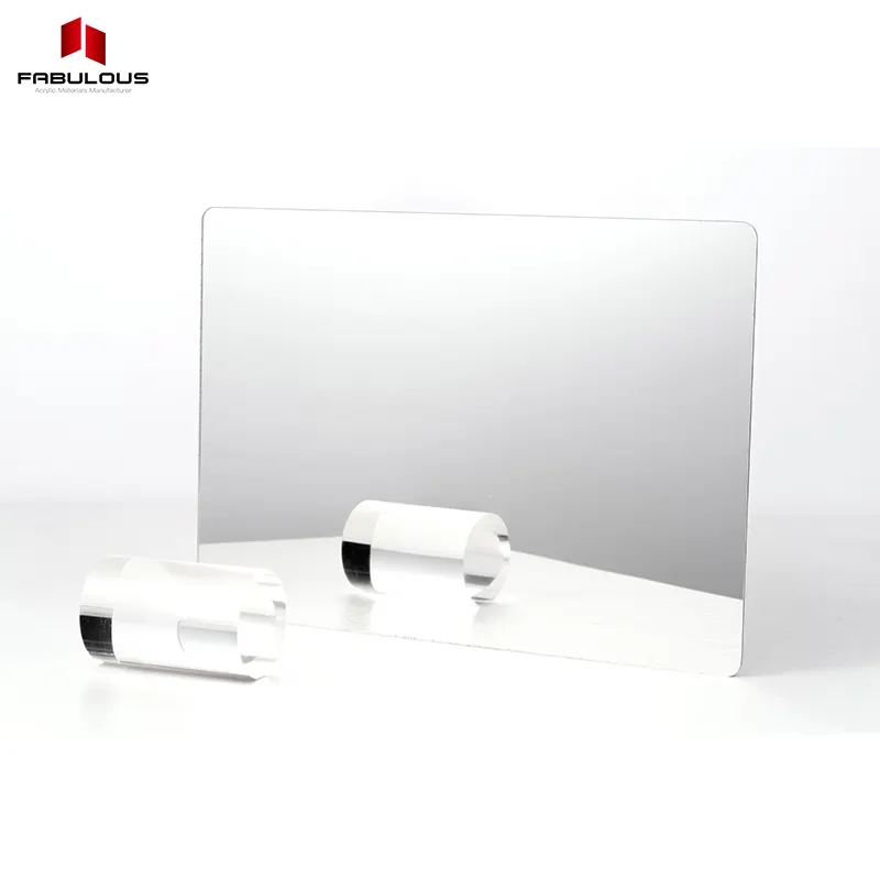 Acrylic Manufacturer 0.8mm Thick Acrylic Sheet Cutting Custom Plastic Glass Mirror Acrylic Silver Mirror