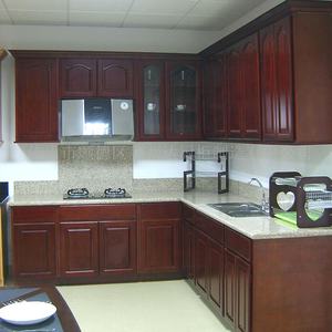 Custom Massief Hout Antiek Hardhout Esdoorn Franse Country Keukenkasten Design - Product Image 6