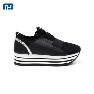 Nouveau style gros personnalisé 35-41 taille plate caché talons hauts dames plate-forme chaussures - Product Image 3