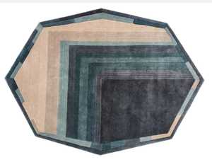 Alfombra moderna de lana de lujo personalizada hecha a mano Pakistán ecológica lavable antideslizante para sala de estar dormitorio Hotel - Product Image 2