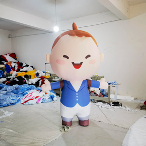 Mochila de preescolar inflable de <span class=keywords><strong>muñeca</strong></span> de vaca inflable de personaje pequeño de altura personalizada - Product Image 5