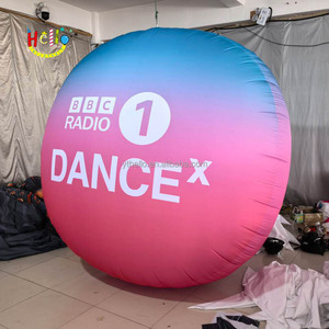 Tùy chỉnh màu xanh màu hồng Vòng treo kinh doanh quảng cáo Logo Inflatable bên ngoài dấu hiệu - Product Image 2