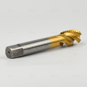 Taraud à spirale rainuré avec revêtement en titane, idéal pour le traitement des filetages - Product Image 5
