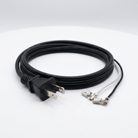 Cable de Extensión de Corriente para Taiwán, Cable de Repuesto para Monitor de Computadora, TV e Impresora, Longitud Personalizada, Venta al Por Mayor, Proveedor y Fabricante