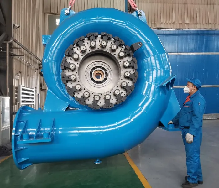 700kw Hydro Turbina Francis Turbina de agua Generador de energía hidroeléctrica Fábrica Personalizada EXW