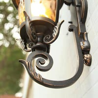 Gartenzaun Post Laterne Dekoration Tor Wand leuchte Landschaft Außenwand leuchten Balkon Wand leuchte Dekorative Beleuchtung