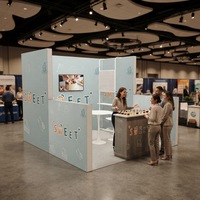 10x10 Aletsiz Alüminyum Modüler Expo LED Işıklı Sergi Standı SEG Fuar Standı