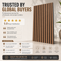 Paneles Acústicos Decorativos de Chapa de Madera Natural, Absorbentes de Sonido, para Vestíbulos de Hoteles y Decoración Comercial