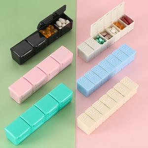 SUNSHING <b>Small</b> Kidney Pill Box Custom Round 3 Compartment Slim Pocket Pill Case Travel Size Medicine Organizer <b>Container</b> - Product Image 4