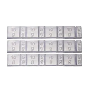 يموت الصب 5g x 10g السيارات الرصاص/pb لاصق عجلة التوازن الوزن