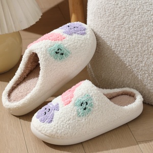 Custom Private Label Indoor/Outdoor Soft Winter Plush for <b>Slippers</b> New Fruit Design With Feature Home Logo Quick Reply - Product Image 2