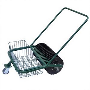 Vente directe usine Chariot de golf manuel en acier à 13 compartiments pour la collecte de balles, équipement d'entraînement pour le practice, capacité de 700 balles - Product Image 1