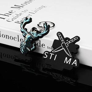 Factory Direct Custom Carabiner Keychain Durable 3D Cartoon Style Soft Non-Toxic Eco-Friendly Souvenirs for Events - Product Image 5