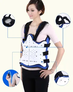 조정가능한 Thoracolumbar Orthosis 등뼈 요추 압축 분쇄 기정 지원