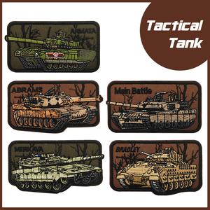 Patch brodé à coudre, motif char tactique, pour sac, chapeau, chemise, pour homme et garçon - Product Image 3