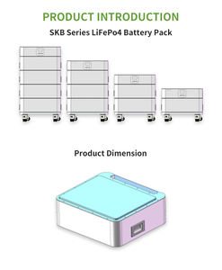 Convertisseur <span class=keywords><strong>solaire</strong></span> tout-en-un SKE 5KW 48V <span class=keywords><strong>avec</strong></span> <span class=keywords><strong>batterie</strong></span> au lithium 51,2V 100Ah 16000Ah, contrôleur MPPT à base de pile - Product Image 5